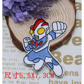 奥特曼动画卡通布贴儿童补衣服补丁贴布刺绣贴花服装贴标手缝贴1