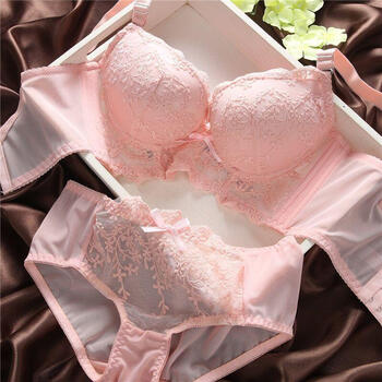 性感日系四排扣改良版超聚拢调整型聚拢女士内衣文胸套装性感蕾丝胸罩