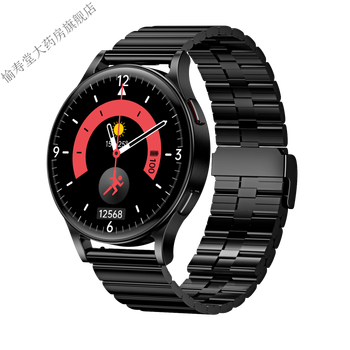 手机新款高精准智能血糖手表血压心率血氧呼吸率体温手环奢华版曜石