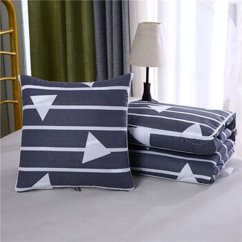 零度森林折叠汽车抱枕被子两用车载靠垫办公室靠背午睡空调被沙发靠枕