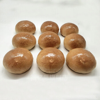 汉堡胚大号商用奶油猪扒包面包胚圆形手工汉堡胚子美式汉堡胚商用猪仔