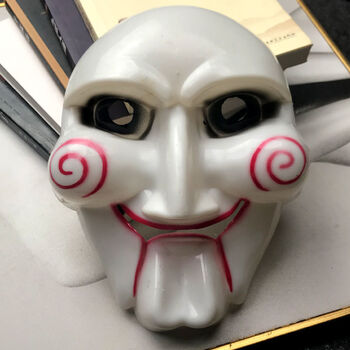 万圣节成人男女款全脸面具惊悚头套化妆舞会舞台表演鬼屋cos道具电锯