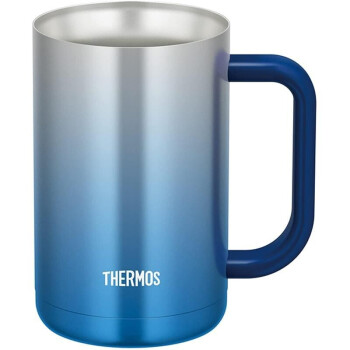 膳魔师（THERMOS）日本啤酒杯饮料杯保冷大容量不锈钢马克杯水杯子户外聚餐男士办公