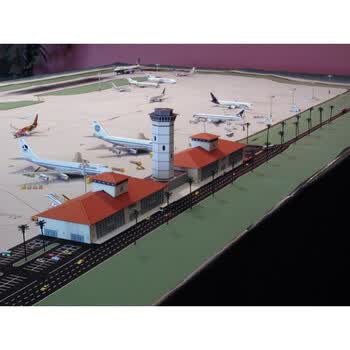 小米mi生态通用迪士尼商城同款纸质14001500海岛小镇支线全机场模型