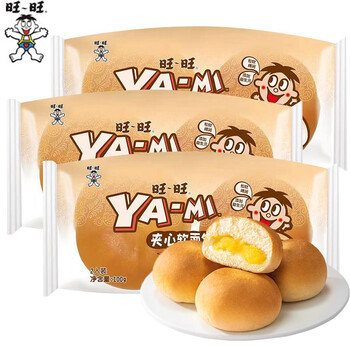 旺旺yami夹心面包健康零食学生糕点手撕即食网红营养早餐整箱 【夹心