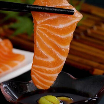 生吃新鲜三文鱼整条中段生鱼片刺身日料寿司即食新鲜500g个人装去骨去