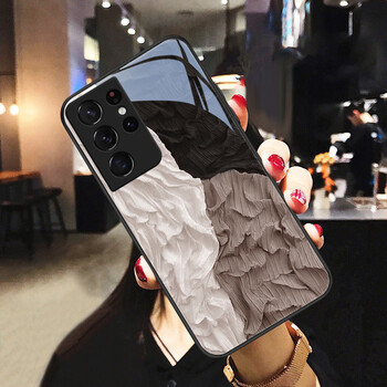 安德栩艺术图案适用三星s21手机壳galaxys21玻璃壳超薄全包硅胶保护套