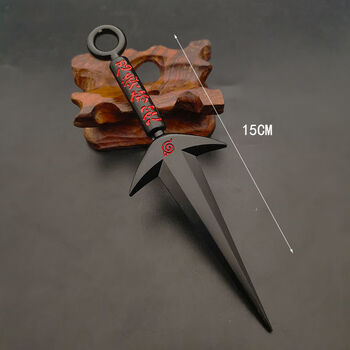 定制适用火影忍者飞雷神苦无手里剑金属武器四代目刃具鸣人波风水