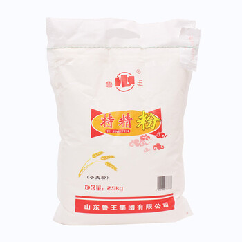鲁王面粉特精高筋小麦粉面条包子馒头水饺烘焙拉花卷山东5斤