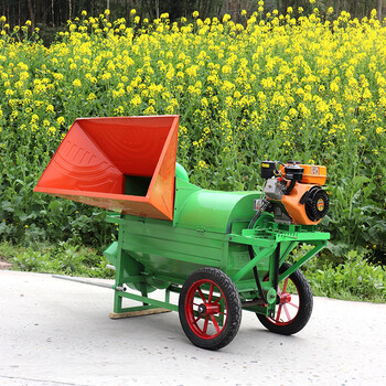 上新油菜籽收脱粒机小型收割机收菜籽的机器打油菜打谷机大豆小麦脱粒