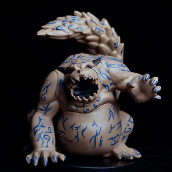 火影忍者尾兽 鸣人九喇嘛九尾狐摆件 我爱罗一尾守鹤公仔弭黎 一尾