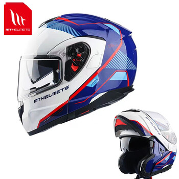 mthelmets西班牙摩托车头盔atom系列揭面盔赛车机车四季通用全盔半盔