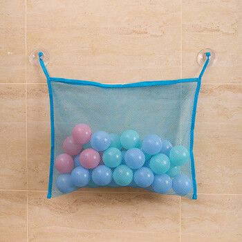 网兜宝宝戏水玩具收纳挂网浴室洗澡玩具立体挂袋透气沥水网兜卡通可爱