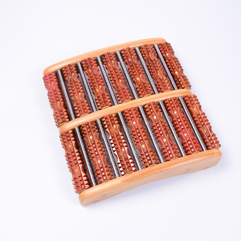 足底按摩器神器木质滚轮按摩的工具足部按摩器材穴位脚底经络家用双排