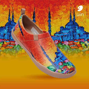 uin彩绘旅行鞋托莱多1原创设计师品牌休闲男女鞋轻便舒适防水涂鸦鞋