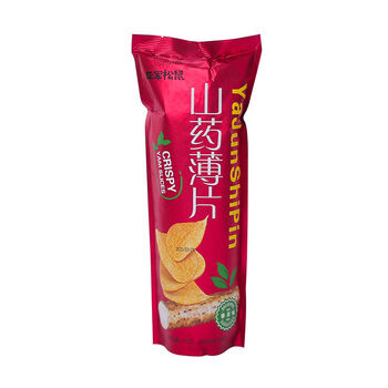 1袋仅需8毛钱山药薄片薯片90g休闲办公室零食山药脆片33g整箱经典番茄