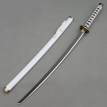 索隆魔鬼刀三刀黑刀秋水和道一文字黑阎彻cosplay木质道具未开刃摆件