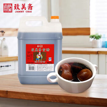 添丁甜醋致美斋致美斋糯米甜醋5l桶猪脚姜醋配制食醋添了甜醋月子醋