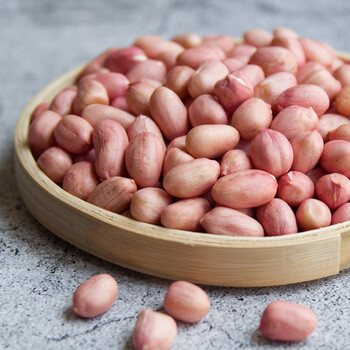 大粒生花生米仁生新鲜货晒干去壳散装 手剥花生米4斤