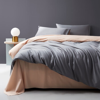 AIDLI 60支全棉贡缎316根高密新疆长绒棉四件套 200*230cm