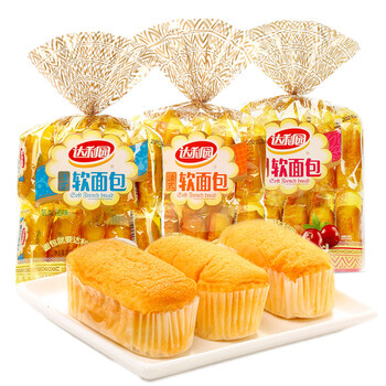 达利园法式软面包蔓越莓味休闲出游懒人充饥零食食品小吃 蔓越莓味200