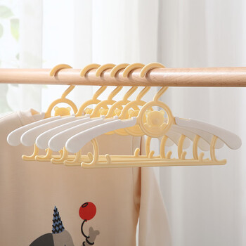 儿童衣架宝宝衣撑衣挂婴儿小孩婴幼儿小号新生儿服装中童大童无痕浅