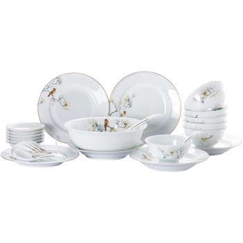 景德镇生平盛世26头碗碟套装如何呢？质量评分好么