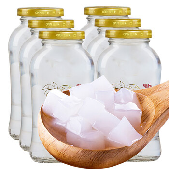 真心 椰果罐头248g*6罐 糖水椰果粒罐头 户外方便水果速食罐头食品