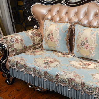 沙发垫123组合三件套欧式沙发垫123组合防滑实木沙发巾奢华四季通用