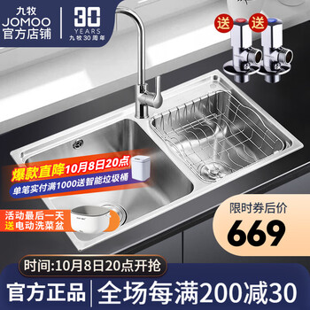九牧厨房水槽套装价格走势,哪款性价比最高?