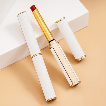 mkingpretty小羊皮细管口红哑光滋润不易掉色唇膏02奶橘红棕