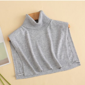 领子高领男女通用套头百搭针织假衣领冬打底毛衣领保暖脖套新年礼物