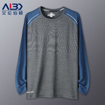 艾伦伯顿速干t恤男长袖运动健身跑步训练服宽松篮球投篮服装春秋衣服上衣cm2深灰 二代四维弹 3xl 图片价格品牌报价 京东