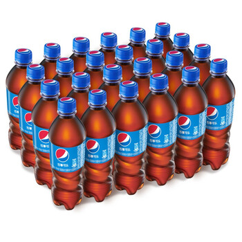 美年达可乐mirinda橙味汽水碳酸饮料500600ml24瓶整箱装新老包装随机