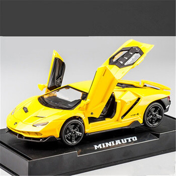 悟道猴兰博lp770基尼跑车汽车模型仿真回力合金车模摆件男孩儿童玩具
