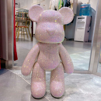 手工diy贴钻熊材料包粘钻小熊暴力熊贴钻情侣礼品生日礼物钻石熊定制