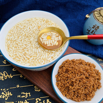 七点食分农家手工炒米散装原味湖北天门特产熟糯米爆擂茶米花米泡