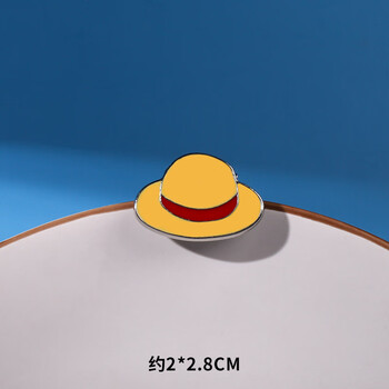 二皕海贼王胸针可爱日系卡通路飞草帽徽章情侣别针后援团背包饰品 3