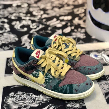 高品质 sb dunk low柠檬水洗 小腰果花 男女情侣休闲百搭运动板鞋