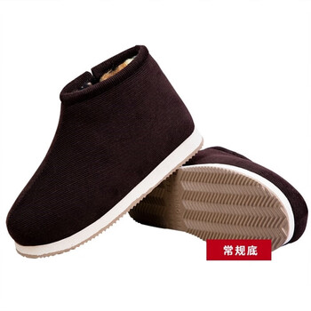 霏楚老人女鞋二绵鞋老年人棉鞋老式女妈妈冬加绒加厚外穿老太太奶奶