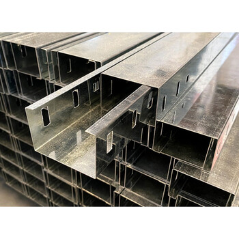 电缆桥架 铁线槽 弱电金属槽式桥架 50*100*1.0 不锈钢镀锌线槽