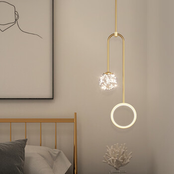 颜质主义轻奢床头吊灯卧室温馨浪漫客厅走廊装饰照明网红后现代简约
