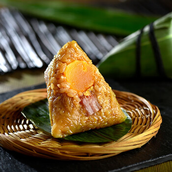 包道五香蛋黄咸肉粽蛋黄猪肉17kg10个广式粽子速冻食品方便速食