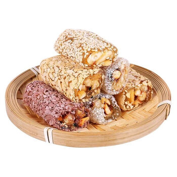 广东潮汕特产椰丝糖卷芝麻糖卷网红零食椰丝鸭脖糖零食小吃美食潮式