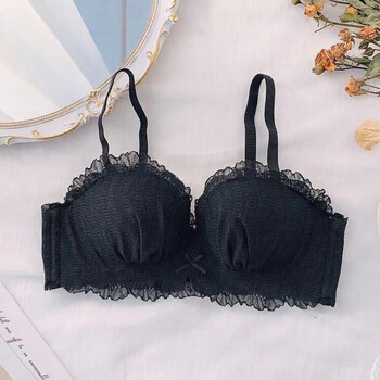 文胸高中生初中生少女胸衣女聚拢纯欲可爱小胸甜美内衣韩版收副乳胸罩