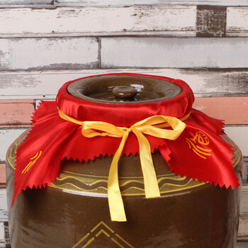 土陶酒坛子红布牛皮纸酒吊子封存酒坛 封坛蜡50克