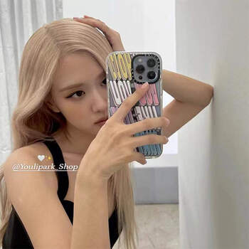 朴彩英rose同款字母手机壳 iphone13 pro