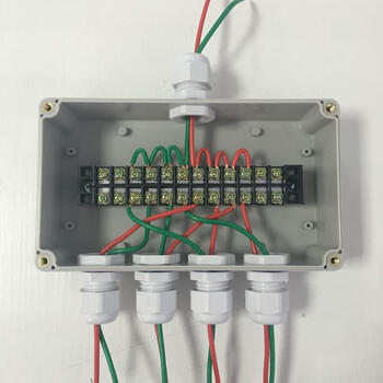 一进四出防水接线盒带端子电源电缆布线密封盒塑料户外防雨分线盒wm