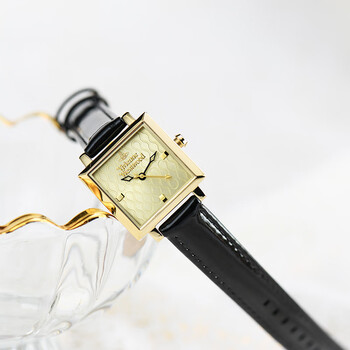 薇薇安·威斯特伍德（Vivienne Westwood）西太后方形皮带手表简约时尚小众石英女表生日情人节礼物送女友 【薇薇安品牌】黑色小方表