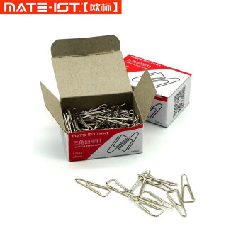 欧标（MATE-IST） 回形针 曲别针 回形扣 三角形单盒装100枚B2593
